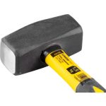 Lakatoskalapács, Strend Pro HS0524, sárga/fekete, 1500 g, üvegszálas nyél, acél fej, DIN 6475, lapos/lapos