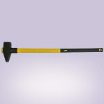 Bontókalapács, Strend Pro HM132, sárga/fekete, 6000 g, üvegszálas nyél, acél fej, DIN 1042, lapos/hegyes