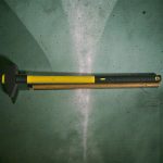 Bontókalapács, Strend Pro HM132, sárga/fekete, 6000 g, üvegszálas nyél, acél fej, DIN 1042, lapos/hegyes