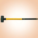 Bontókalapács, Strend Pro HS0531, sárga/fekete, 8000 g, üvegszálas nyél, acél fej, DIN 6475, lapos/lapos