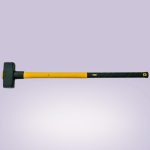 Bontókalapács, Strend Pro HS0531, sárga/fekete, 8000 g, üvegszálas nyél, acél fej, DIN 6475, lapos/lapos