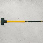 Bontókalapács, Strend Pro HS0531, sárga/fekete, 8000 g, üvegszálas nyél, acél fej, DIN 6475, lapos/lapos