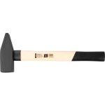 Lakatoskalapács, Strend Pro HM100, szürke, 2000 g, fa nyél, acél fej, DIN 1041, lapos/hegyes