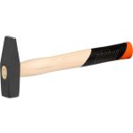 Lakatoskalapács, Strend Pro Premium HM102, fekete, 500 g, fa nyél, acél fej, lapos/hegyes