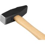 Lakatoskalapács, Strend Pro Premium HM102, fekete, 1500 g, fa nyél, acél fej, lapos/hegyes