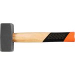 Kőműveskalapács, Strend Pro Premium HS1008, szürke, 1500 g, fa nyél, acél fej, lapos/lapos