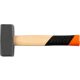 Kőműveskalapács, Strend Pro Premium HS1008, szürke, 2000 g, fa nyél, acél fej, lapos/lapos