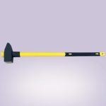Bontókalapács, Strend Pro, sárga/fekete, 5000 g, üvegszálas nyél, acél fej, lapos/hegyes