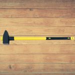 Bontókalapács, Strend Pro, sárga/fekete, 6000 g, üvegszálas nyél, acél fej, lapos/hegyes