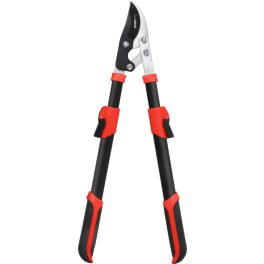   Ágvágó olló, Strend Pro Premium, fekete/piros, 69–94 cm, acél penge, teleszkópos,