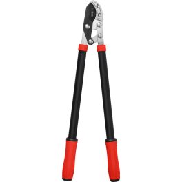   Ágvágó olló, Strend Pro Premium, fekete/piros, 70,5 cm, acél nyél, acél penge, maximum 35 mm átmérő, áttételes