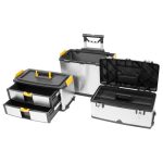 Szerszámosláda, Strend Pro TBx3042-F, ezüst, 36 kg teherbírás, kerekes, fogantyúval, rozsdamentes acél