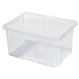   Rendszerező doboz, Prosperplast Cargo NCC16, 40 x 30 x 20 cm, átlátszó, műanyag, fedél nélküli, könnyű