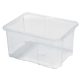 Rendszerező doboz, Prosperplast Cargo NCC16, 40 x 30 x 20 cm, átlátszó, műanyag, fedél nélküli, könnyű