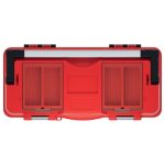 Szerszámosdoboz, Prosperplast Aptop Plus KAP6030, 59,8 × 28,6 × 32,7 cm, fekete, többfunkciós, hordozható, fogantyúval