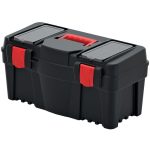 Szerszámosdoboz, Prosperplast Caliber KCR5530, 55 × 26,7 × 27 cm, fekete, fogantyúval, hordozható