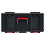 Szerszámosdoboz, Prosperplast Caliber KCR5530, 55 × 26,7 × 27 cm, fekete, fogantyúval, hordozható
