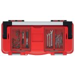 Szerszámosdoboz, Prosperplast Aptop Plus KAP5530, 55 x 26,7 x 27,7 cm, fekete, fogantyúval, hordozható