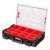 Rendszerező koffer, Qbrick Patrol System One XL, 58,2 × 38,7 × 13,1 cm, fekete, 13,5 l, 12 rekesz, rugalmas tömítéses fedél, víz- és porvédett, moduláris, Easy Access rendszer