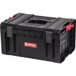   Szerszámosdoboz, Qbrick Patrol System Pro Toolbox, 45 x 33,4 x 24 cm, fekete, 19 l, moduláris, gumitömítéses, por- és vízvédett, 3 állítható válaszfallal, poliamid zárakkal