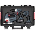 Rendszerező koffer, Qbrick Patrol System One Organizer XL, 58,2 × 38,7 × 13,1 cm, fekete, 13,5 l, többrétegű habszivacs betéttel, polikarbonát fedél, tömített, víz- és porálló