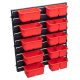 Rendszerező doboz, Qbrick Patrol One Organizer M/L, piros, 11 db
