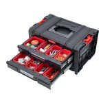 Rendszerező koffer, Qbrick Patrol System Pro Drawer 3 Expert, fekete, 3 fiókos
