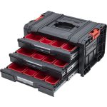 Rendszerező koffer, Qbrick Patrol System Pro Drawer 3 Expert, fekete, 3 fiókos