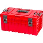 Szerszámosláda, Qbrick Patrol System One Red Ultra HD QS 350 Vario, piros, 38 l, ütésálló műanyag, IP66, por- és vízálló, Pro sorozattal kompatibilis