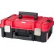 Szerszámosláda, Worcraft XCUBE100, 44,5 × 32 × 17 cm, piros/fekete, 8 l, 15 kg terhelhetőség, tartós műanyag, összecsukható fogantyú, egymásra rakható