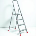 Festőlétra, ALVE Eurostyl 2914, 4 fokos, 76 cm, alumínium, összecsukható, egyoldalas