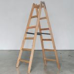 Kétrészes létra, Strend Pro Profi, 2 x 6 fokos, fa, 182 cm, 150 kg teherbírás, kétoldalas kivitel, háztartási és ipari használatra