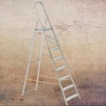 Festőlétra, ALVE Eurostyl 1918, 162 cm, 162 cm, ezüst, alumínium, összecsukható, egyoldalas