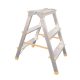 Kétrészes létra, ALVE Eurostyl Hobby 1923, 2 x 3 fokos, 63 cm, 150 kg teherbírás, kétoldalas kivitel