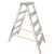 Kétrészes létra, ALVE Eurostyl Hobby 1925, 2 x 5 fokos, 109 cm, 150 kg teherbírás, kétoldalas kivitel