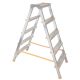 Kétrészes létra, ALVE Eurostyl Hobby 1925, 2 x 5 fokos, 109 cm, 150 kg teherbírás, kétoldalas kivitel