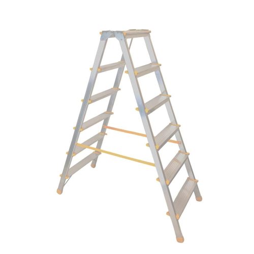 Kétrészes létra, ALVE Eurostyl Hobby 1926, 2 x 6 fokos, 132 cm, 150 kg teherbírás, kétoldalas kivitel