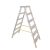 Kétrészes létra, ALVE Eurostyl Hobby 1926, 2 x 6 fokos, 132 cm, 150 kg teherbírás, kétoldalas kivitel