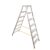 Kétrészes létra, ALVE Eurostyl Hobby 1927, 2 x 7 fokos, 155 cm, 150 kg teherbírás, kétoldalas kivitel
