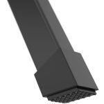 Fellépő, Strend Pro MINIFERO, 46cm, fekete, acél, 2 fokos, csúszásmentes, kapaszkodós