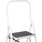 Festőlétra, Strend Pro LFT160, 4 fokos, 92 cm, fehér, acél, csúszásgátlós, összecsukható