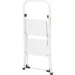 Fellépő, Strend Pro LFD105, 88,5 cm, fehér, acél, 2 fokos, csúszásgátlós, stabil lábú