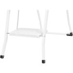 Fellépő, Strend Pro LFD130, 3 fokos, 113,5 cm, fehér, acél, csúszásgátlós, stabil lábú