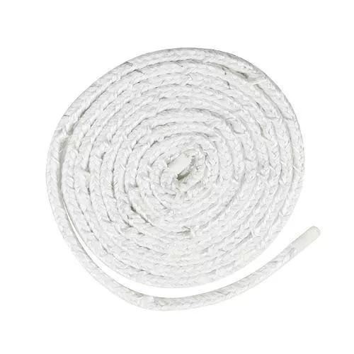 Kályhaajtó tömítőzsinór, Strend Pro SFS-20W, 200 cm, 0,8 x 0,8 cm, fehér, tűzhelyhez, kandallóhoz és kályhához, megbízható tömítés