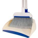 Seprűkészlet, Neco 30-1044-14, szürke-zöld, összecsukható kivitelben, 29 x 25 cm lapáttal és seprűvel