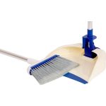 Seprűkészlet, Neco 30-1044-14, szürke-zöld, összecsukható kivitelben, 29 x 25 cm lapáttal és seprűvel