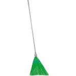 Seprű, MagicHome 3806G SorgoSkew, zöld, 153 cm fém nyél, ferde, 41 x 45 cm