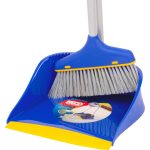 Seprűkészlet, Neco 30-1045-14, szürke, 68 cm seprűnyéllel és 76 cm lapátnyéllel