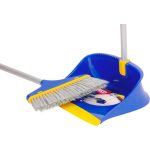 Seprűkészlet, Neco 30-1045-14, szürke, 68 cm seprűnyéllel és 76 cm lapátnyéllel