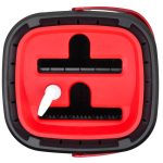 Felmosó szett, MagicHome QuickShine, 8 l, lapos, 360°-ban forgó fej, facsaró vödörrel, nedves és száraz tisztításhoz, 2 db mopfej